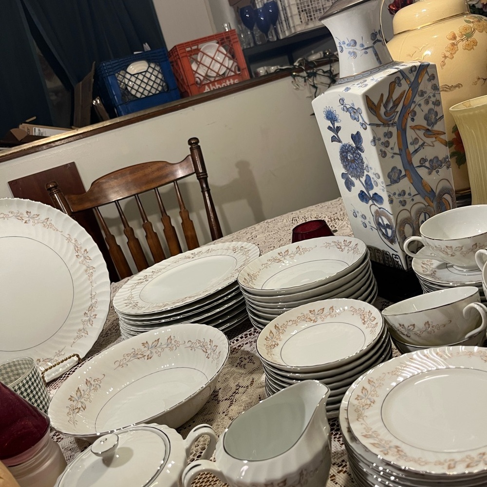 Elegant Floral Dinnerware Set